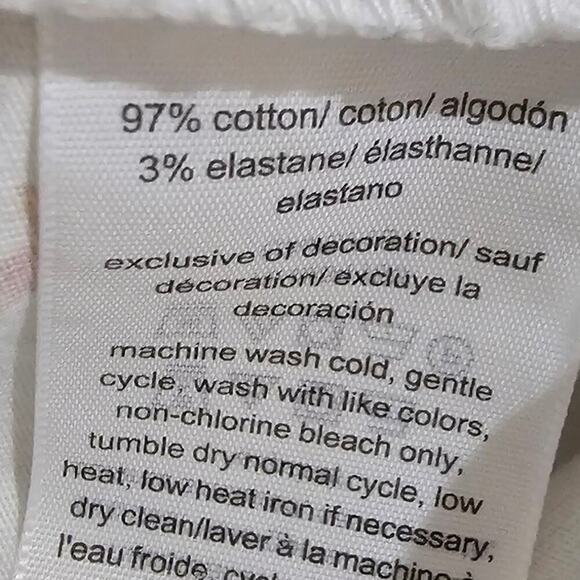 Tommy Hilfiger Logo Shorts White Size 18 - Picture 4 of 5